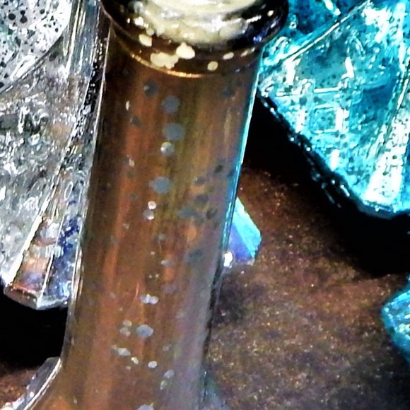 Blue Mercury Painted Decorative Bottles/Stoppers Choice 1 for $16  ***  2 for 20 - Picture 10 of 14